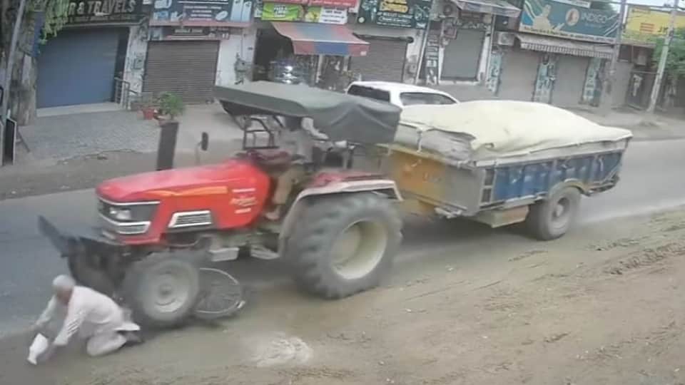 Cyclist dies in road accident at Garhshankar Nangal road