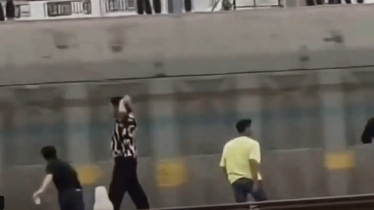 Video of stones being pelted at a moving freight train in Prayagraj goes viral; RPF begins investigation.
