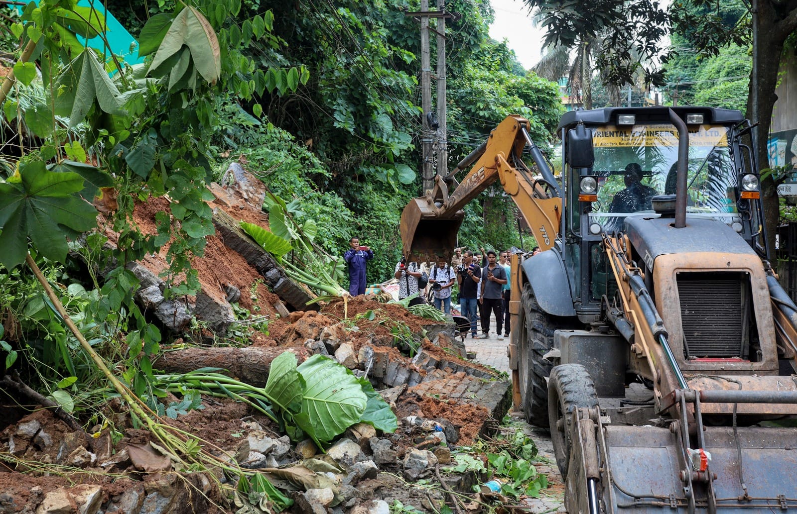 monsoon havoc india cloudburst jammu landslide nagaland assam flood