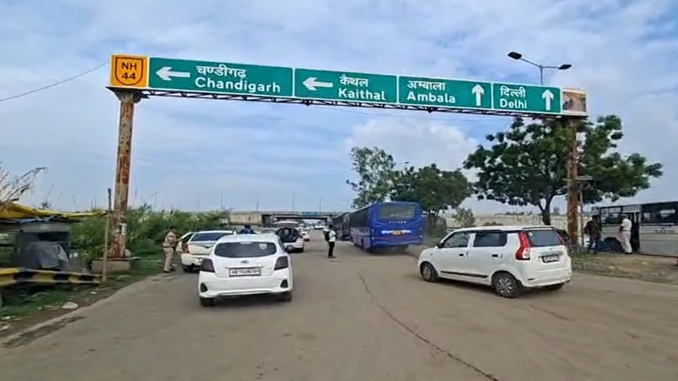 Shambhu border connecting Haryana and Punjab opened after 11 hours