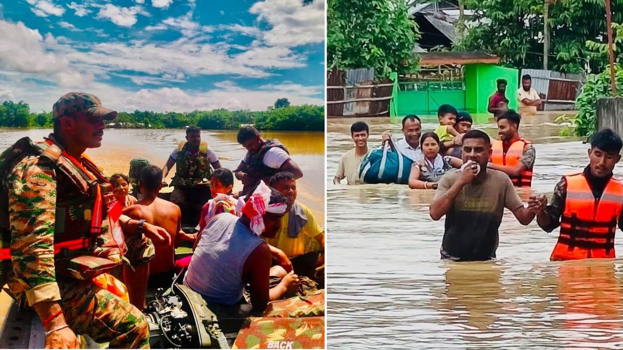 Assam floods: Death toll reaches 75; Amit Shah speaks to Himanta; Congress seeks special relief package.