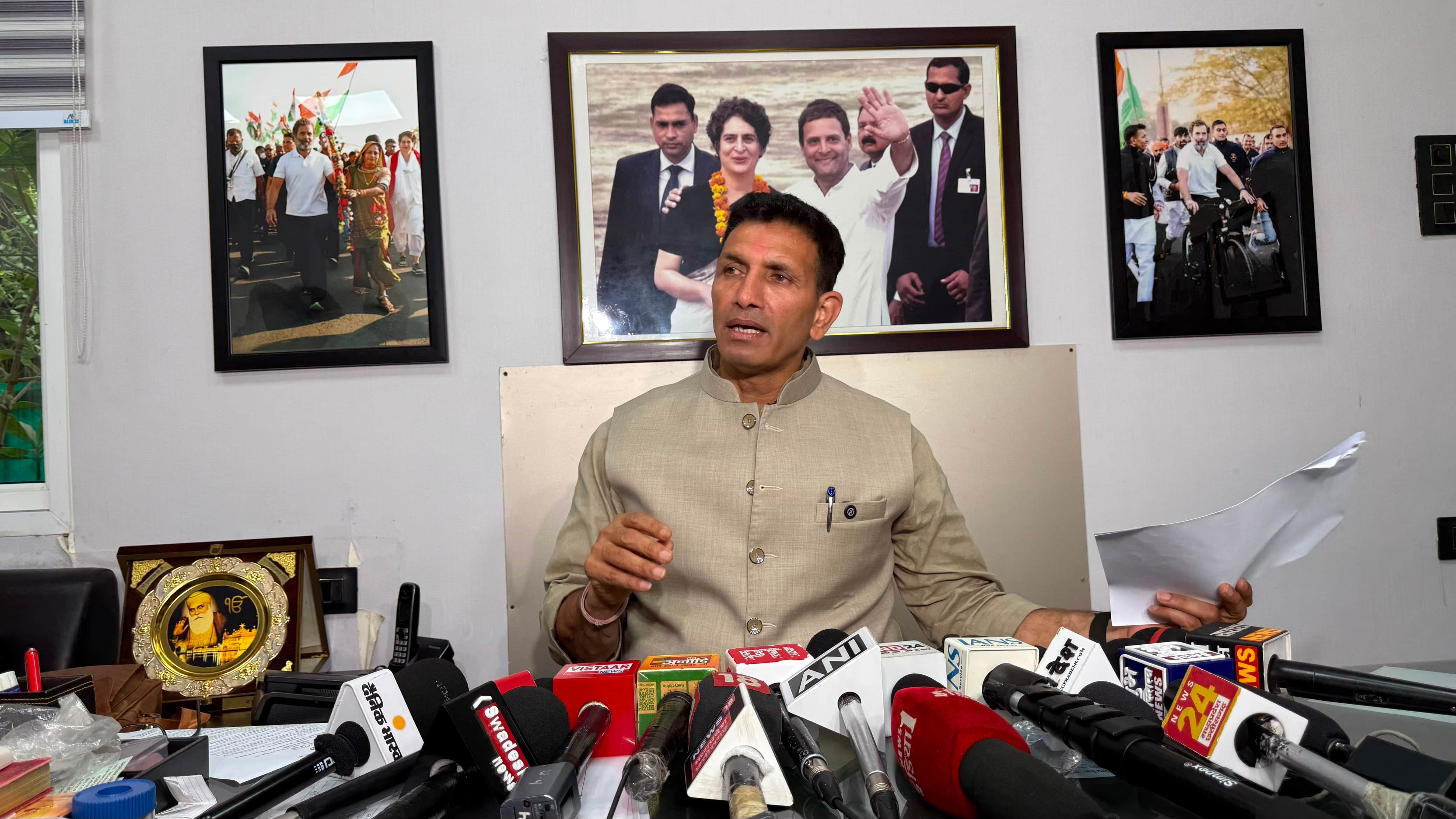 पीसीसी चीफ जीतू पटवारी की प्रेसवार्ता