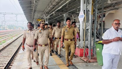Bomb scare causes panic at Janghai Junction jaunpur intensive search lasts two hours  nothing found