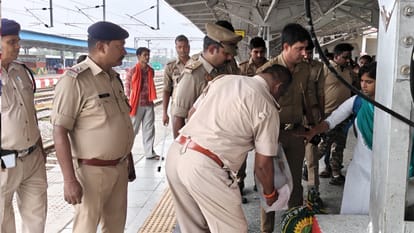 Bomb scare causes panic at Janghai Junction jaunpur intensive search lasts two hours  nothing found