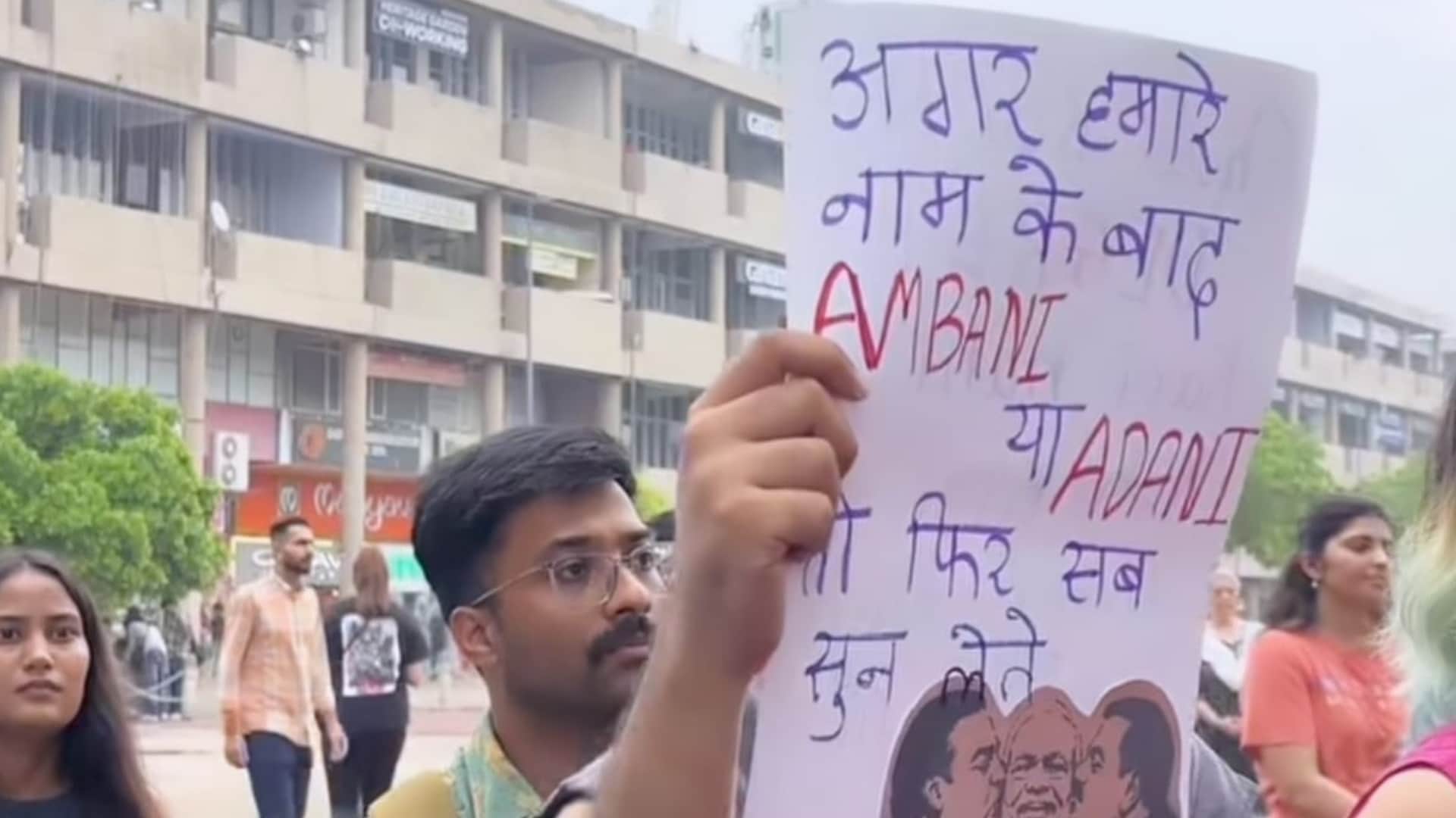 Support for CJP People took to streets in Chandigarh demanded Education Minister resignation