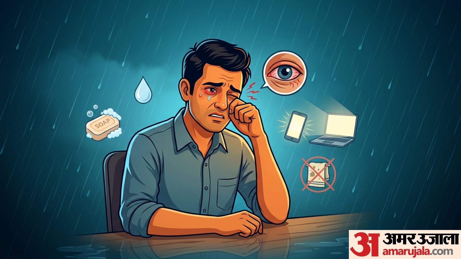 Eye Care in Monsoon in hindi barish me aankho ka dhyan kaise rakhe disprj
