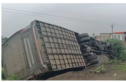 Passenger Bus Overturns on Highway After Brake Failure Three Injured