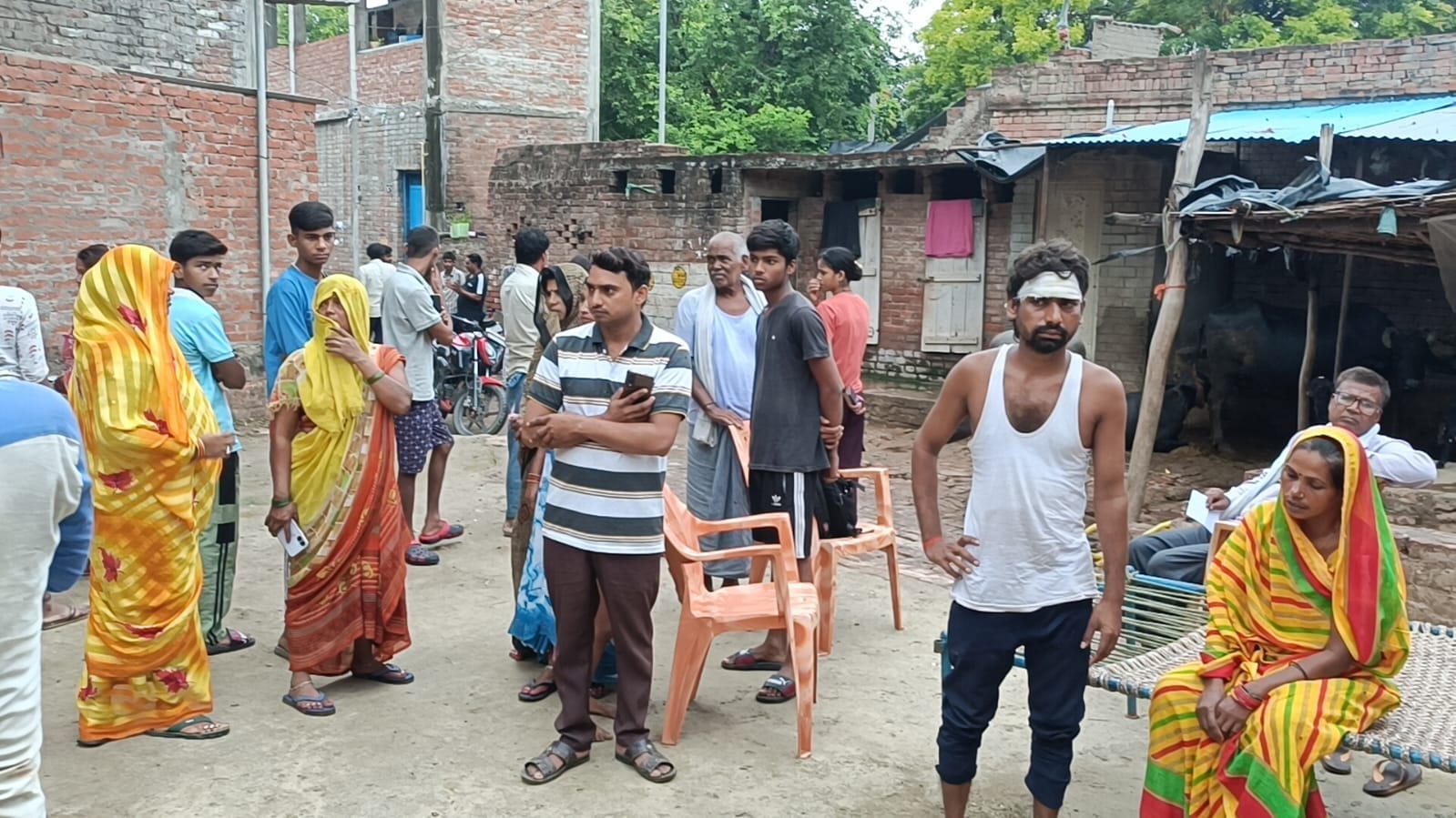 Kanpur Man who set himself on fire after dispute with wife dies videos of his siblings have gone viral