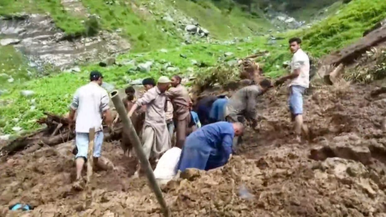 Seven bodies were taken out from a house in Poonch.