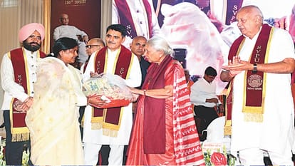 Convocation Ceremony Agriculture University meerut, Governor Anandi Ben Patel Inspires Students to Dream Big