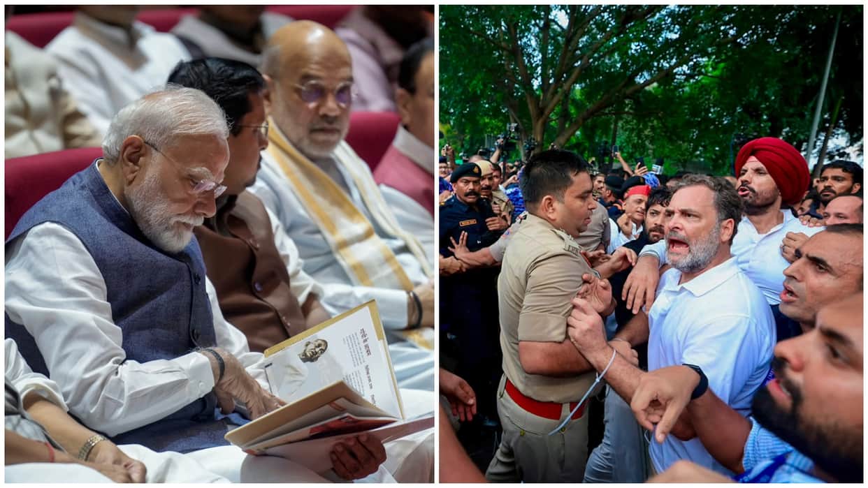 Parliament Monsoon Session Jantar Mantar CJP Protest Modi Govt Opposition Rahul Gandhi news and updates