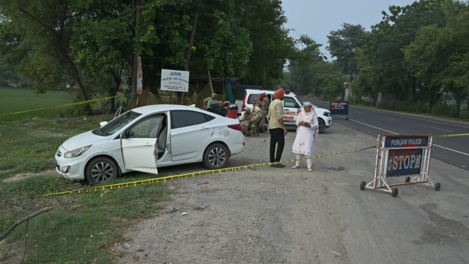 Police encounter in Barnala Miscreants opened fire at police two arrested and two illegal pistols recovered