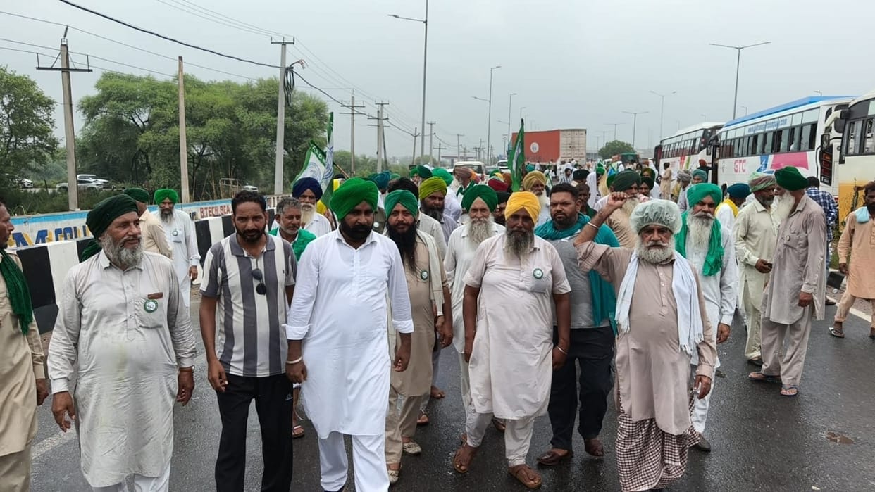 Farmers withdraw from Bahadurgarh Bypass: Protest suspended; new strategy to be considered