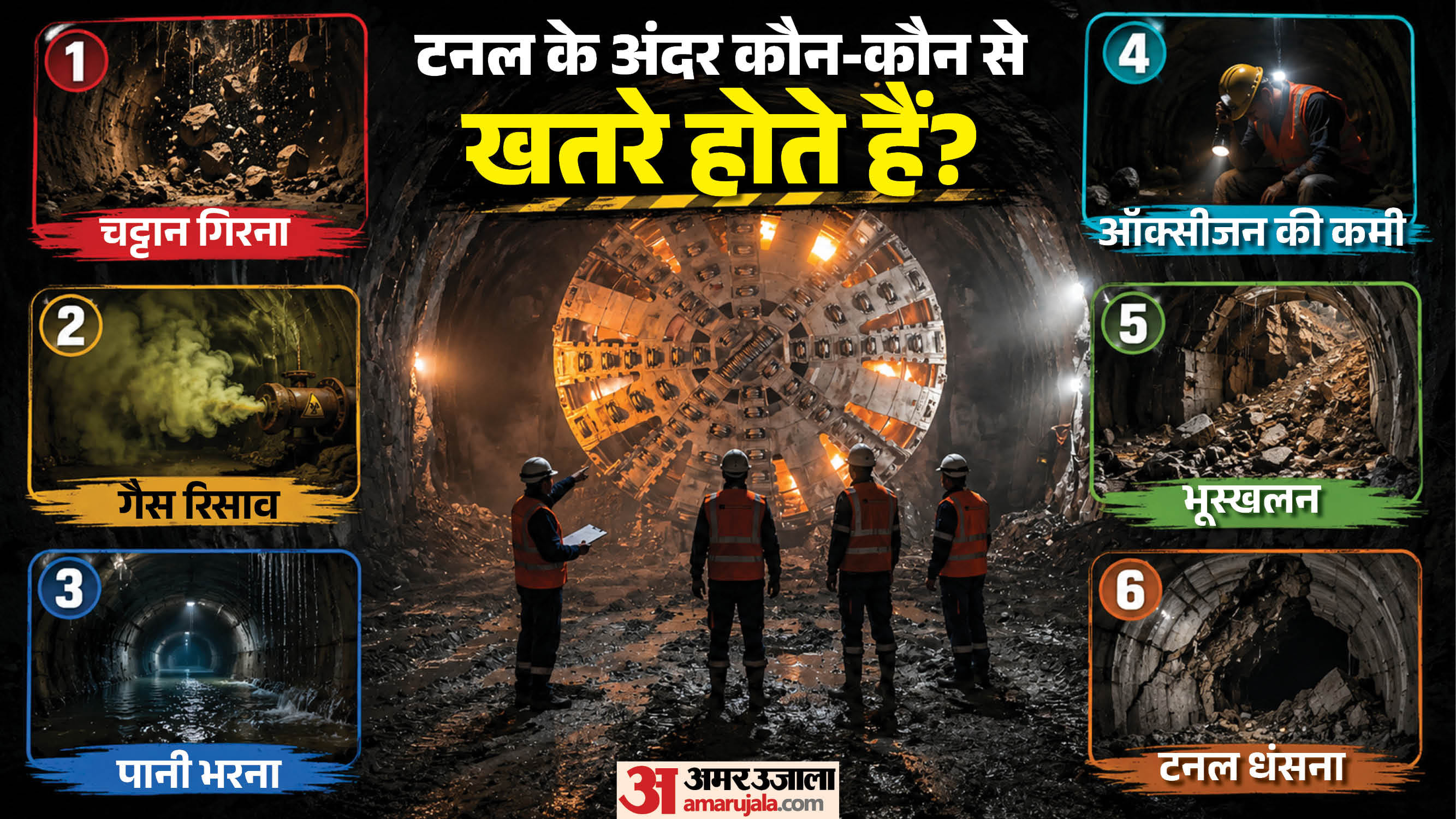 टनल हादसों की वजह