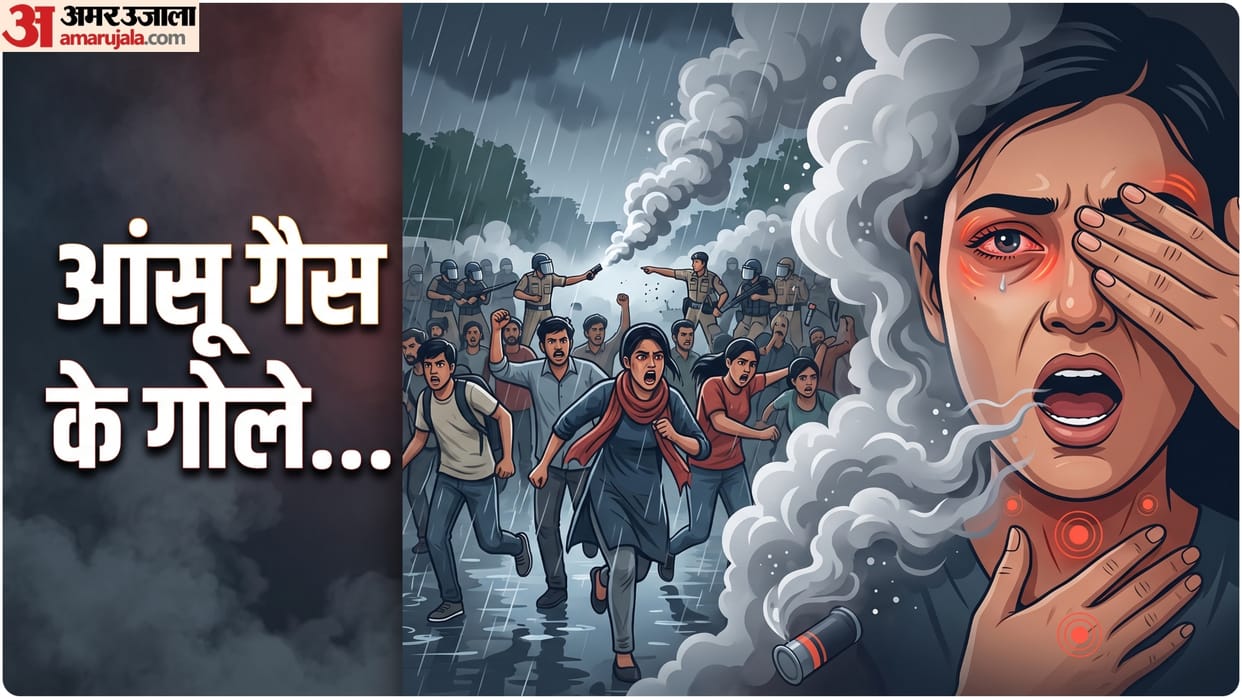 cjp delhi protest and tear gas know how tear gas works and its effects on health