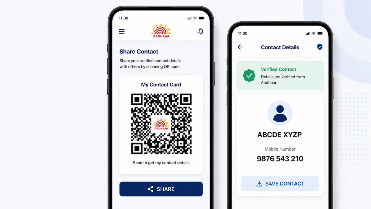 Tips: नए Aadhaar App से चंद सेकेंड में शेयर करें अपना फोन नंबर, जानिए कैसे काम करता है Contact Card फीचर