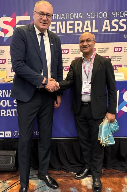 UP: India's dominance in international sports administration, SGFI President Deepak Kumar elected to the ISF e
