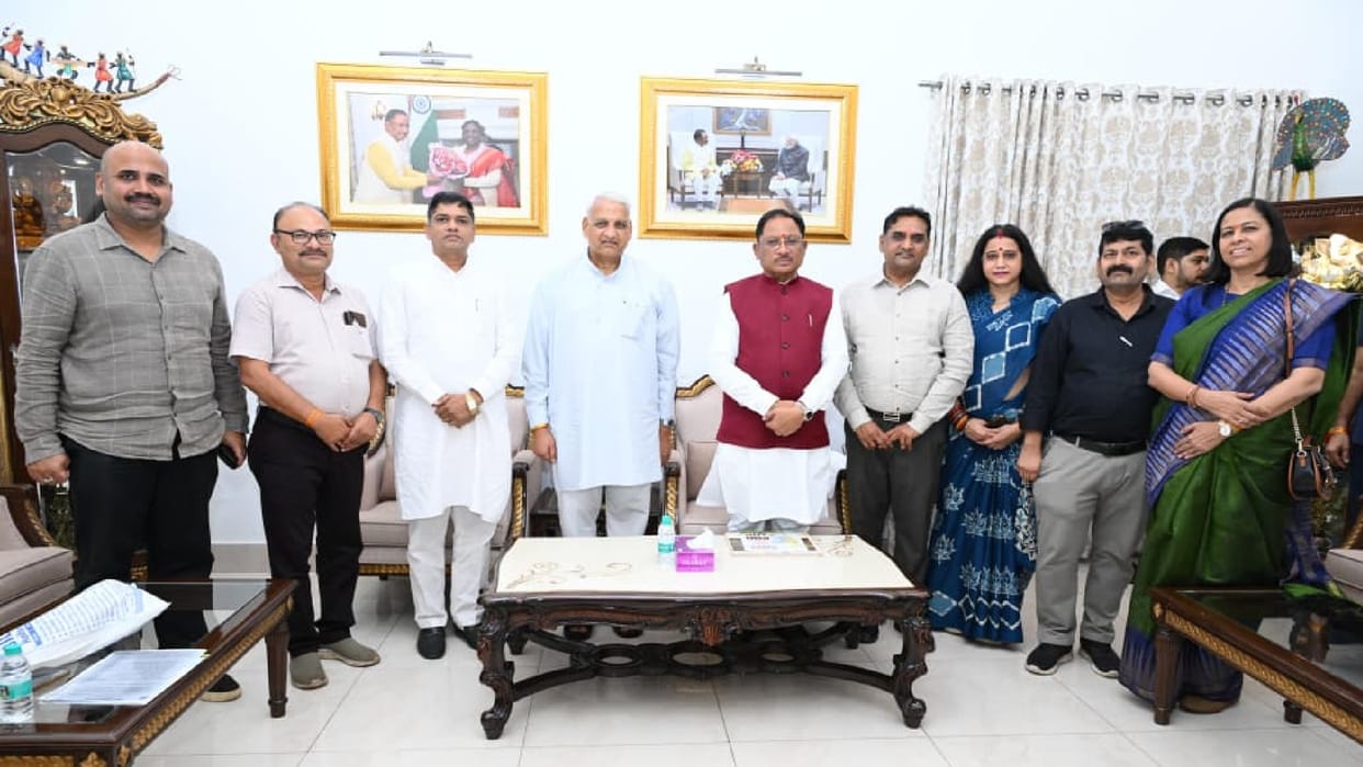 Raipur to become national hub of industries, Laghu Udyog Bharti delegation meets CM Sai