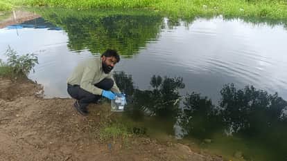 Kanpur PCB acknowledges that green colored debris found in Purvamir is hazardous samples sent for testing