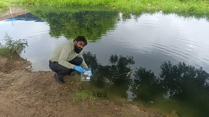 Kanpur PCB acknowledges that green colored debris found in Purvamir is hazardous samples sent for testing