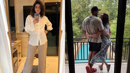 Karishma Tanna Shares working out during pregnancy shares Photos flaunting Baby Bump says Life lately