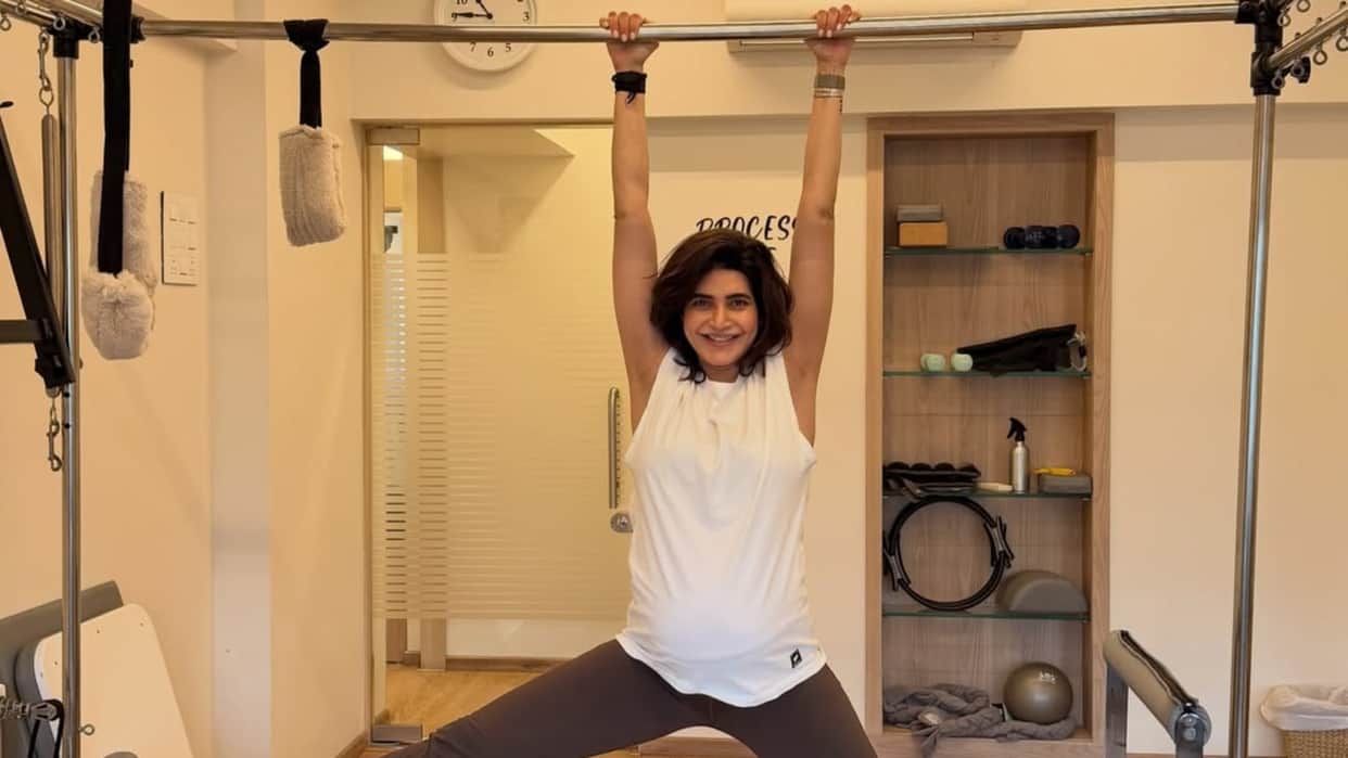 Karishma Tanna Shares working out during pregnancy shares Photos flaunting Baby Bump says Life lately