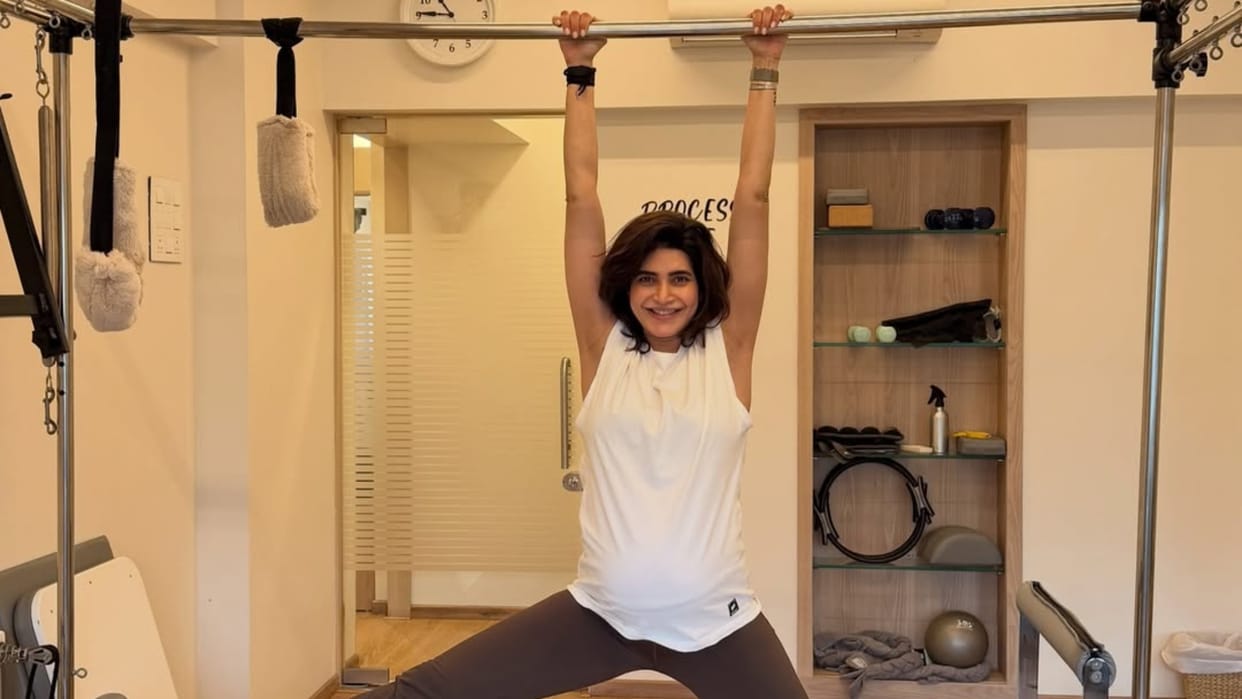 Karishma Tanna Shares working out during pregnancy shares Photos flaunting Baby Bump says Life lately
