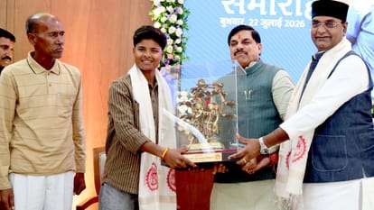 क्रांति गौड़ का मुख्यमंत्री डॉ. मोहन यादव ने सम्मानित किया