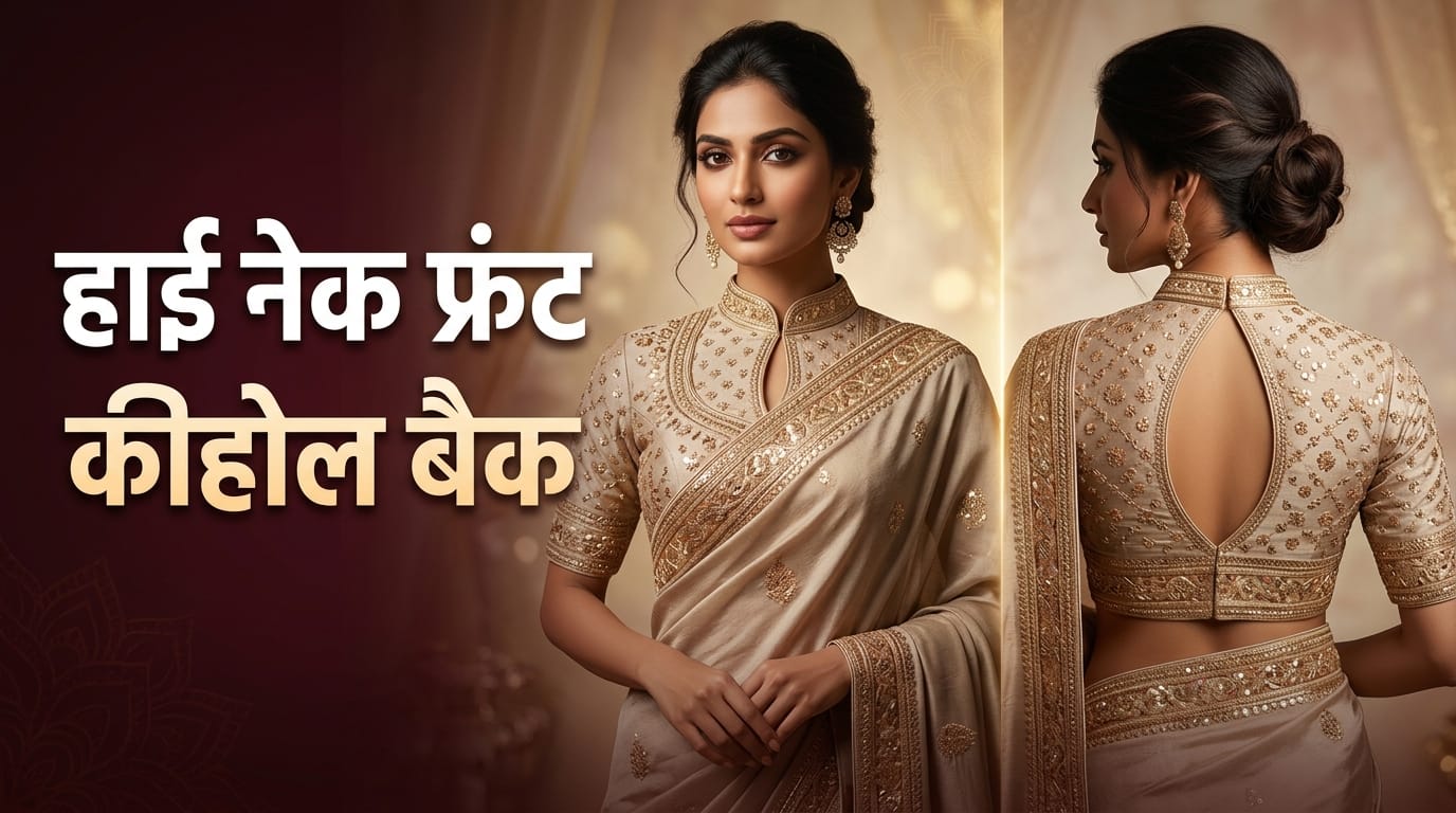 Latest Blouse Design Ideas For Sawan Fashion Saree Blouse Front Back Design