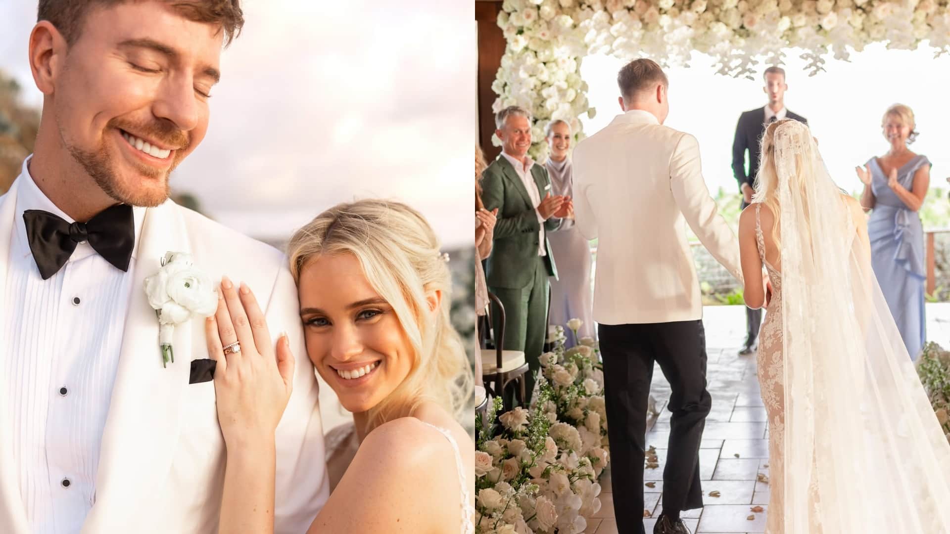 MrBeast gets married to Thea Booysen shares first pics from wedding says I found MrsBeast