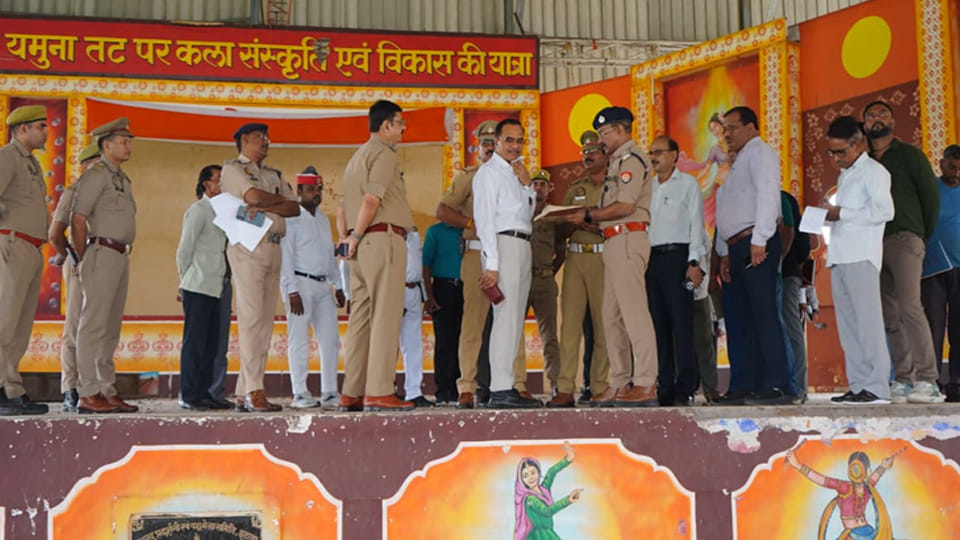 Chief Minister's likely visit on the 25th; preparations intensify; DM and SSP inspect the venue
