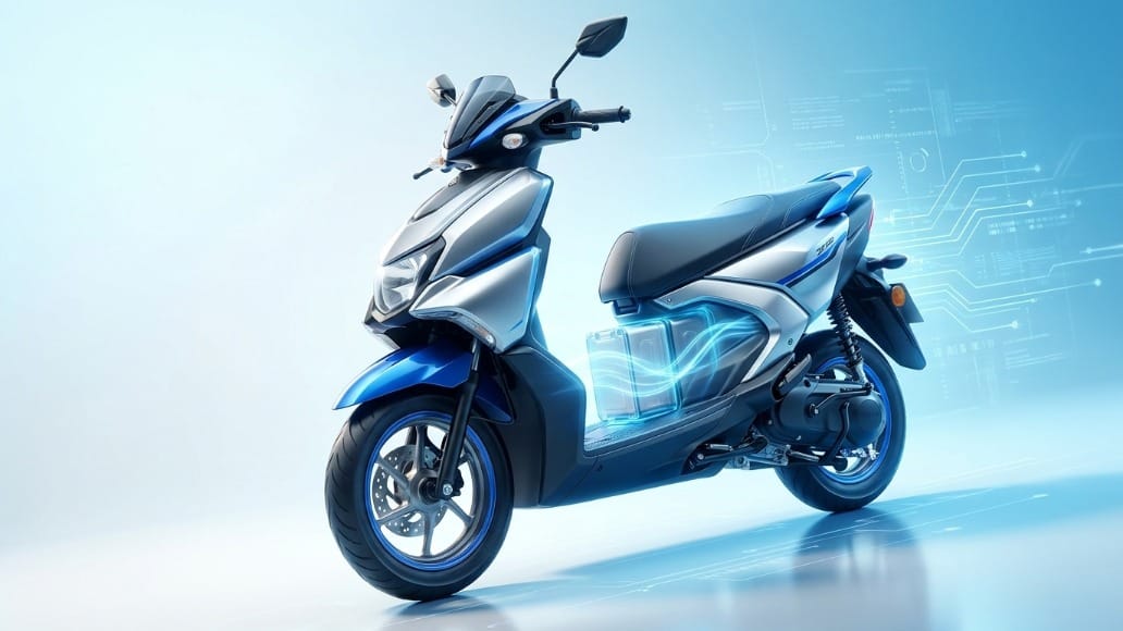 Yamaha Upcoming Electric Scooter Leaked  Patent, Ray ZR Design Revealed