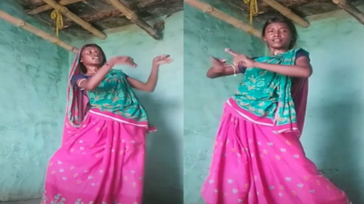viral  woman amazing dance in mud house on kehna hi kya song goes viral hidden talent video
