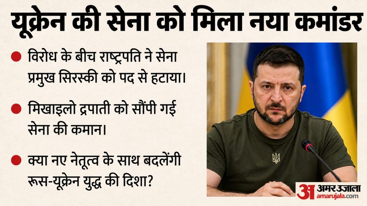 सिरस्की की छुट्टी, द्रपाती बने नए सेना प्रमुख, क्या अब यूक्रेन में थमेगा प्रदर्शन?