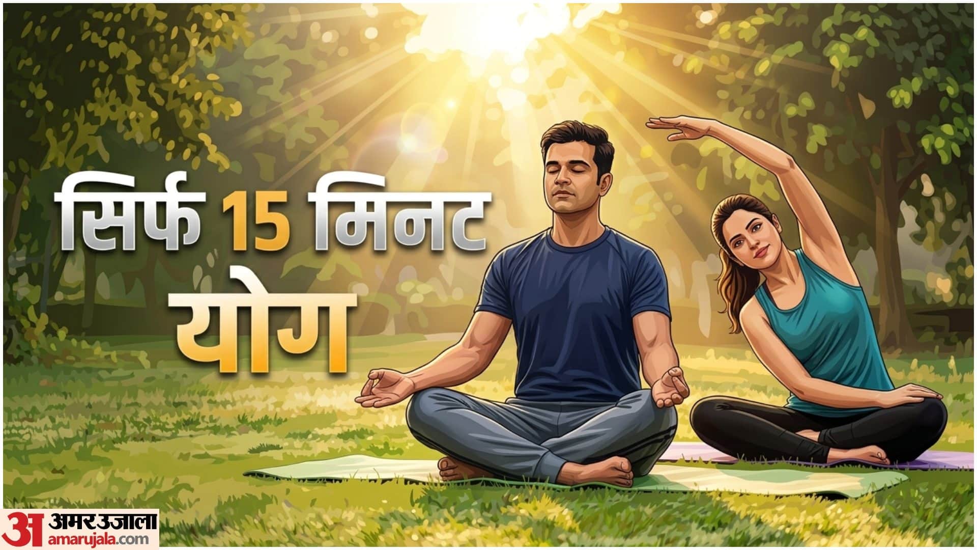 15 मिनट योग का असर