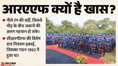 Who Are the Blue-Uniformed Personnel in Delhi's Protest? What Does the RAF Do and How Does It Respond?