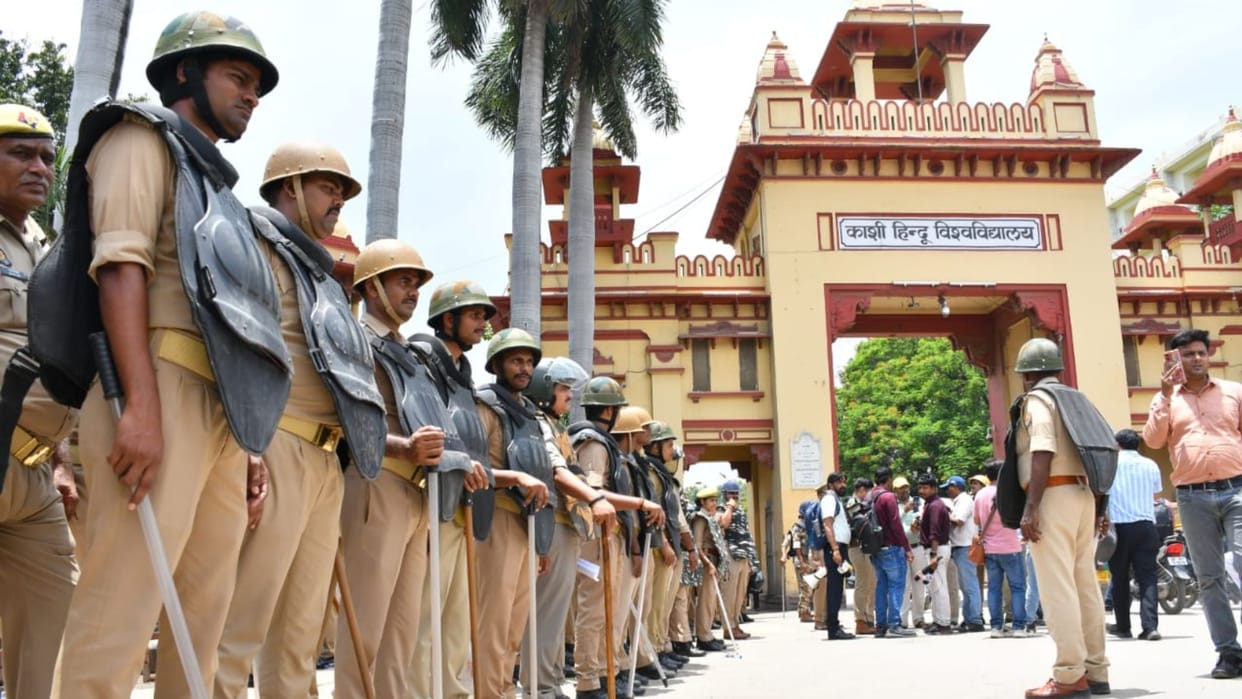 BHU FIR registered against 18 named individuals and 20 unidentified persons for unauthorized protest