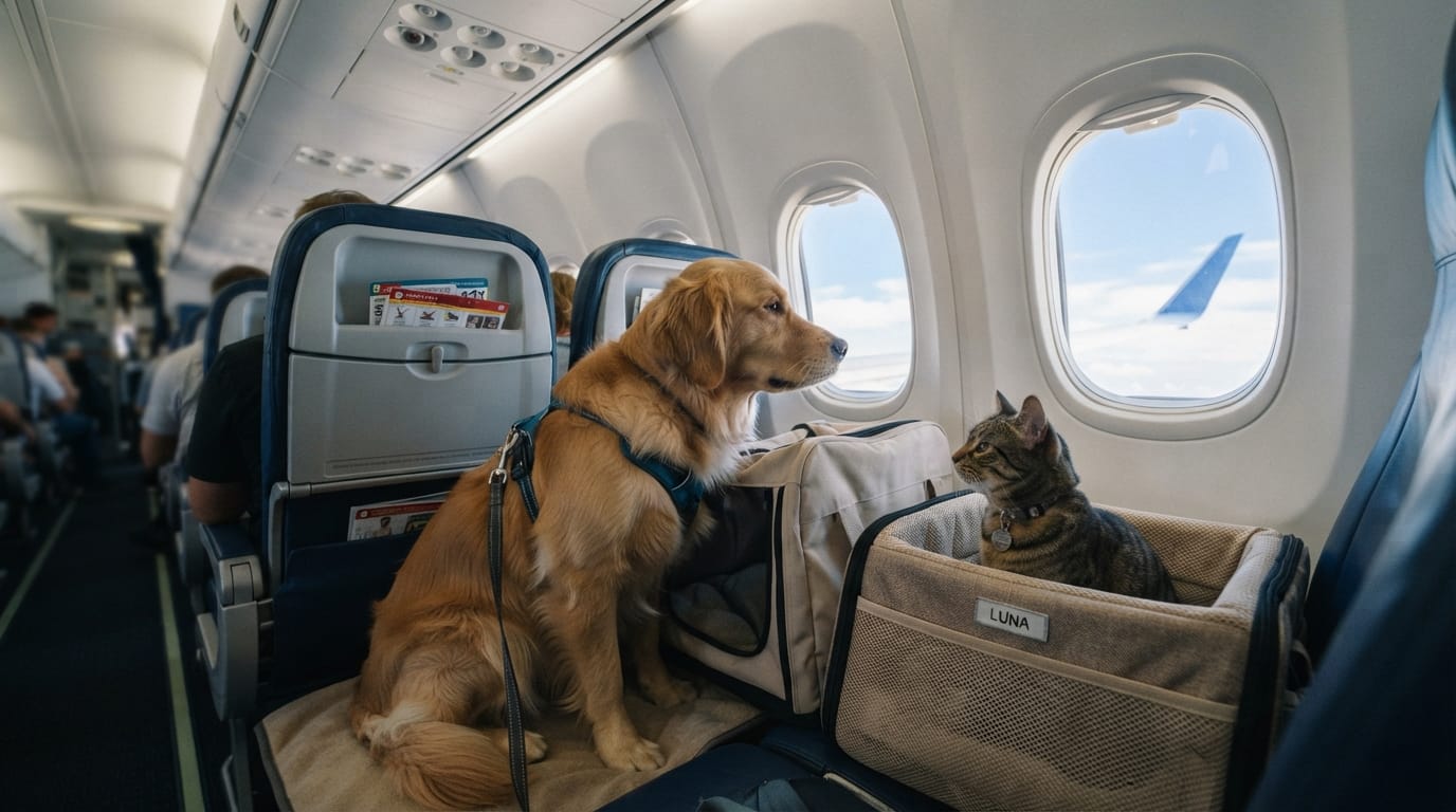 Can you take a pet dog or cat on a flight or not plane mein dog cat le ja sakte hain ya nahi amar ujala news