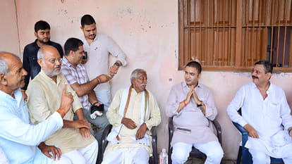 Kanpur: MLA Sanga visited several villages and informed villagers about government schemes