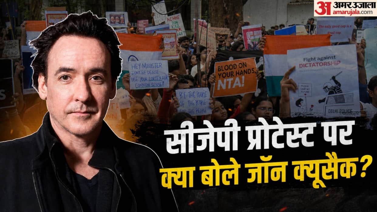 Hollywood actor John Cusack backed the CJP-led student protests by posting on social media