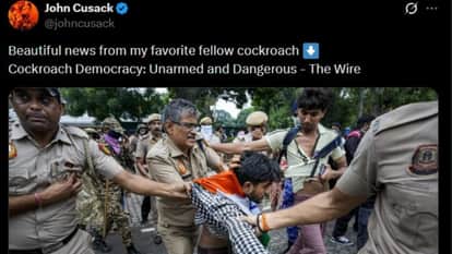 Hollywood actor John Cusack backed the CJP-led student protests by posting on social media