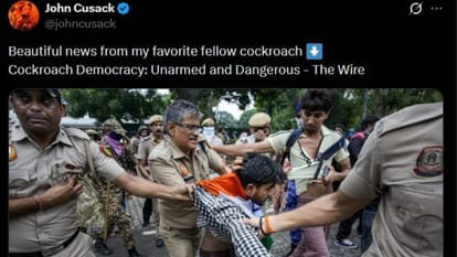 Hollywood actor John Cusack backed the CJP-led student protests by posting on social media