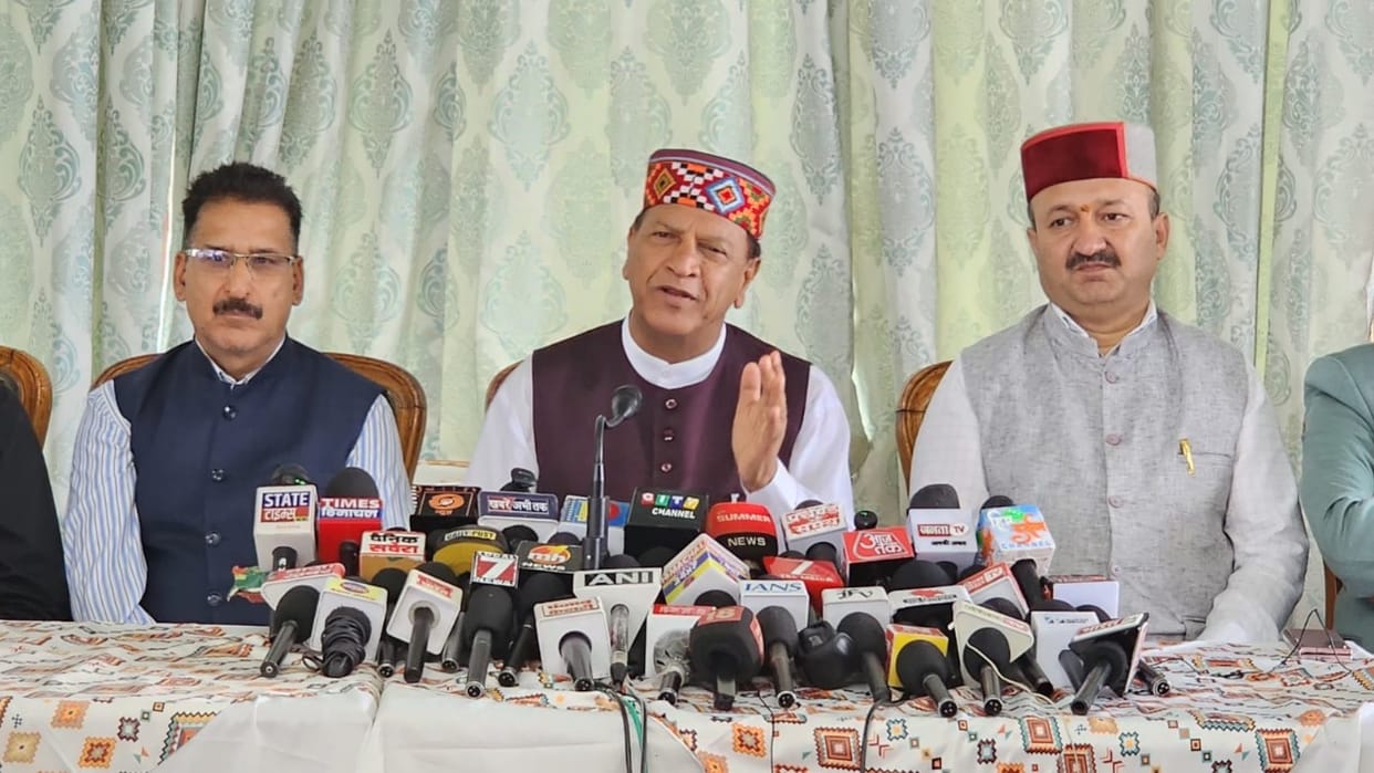 Rajiv Bindal said the Congress is shying away from a discussion in Parliament