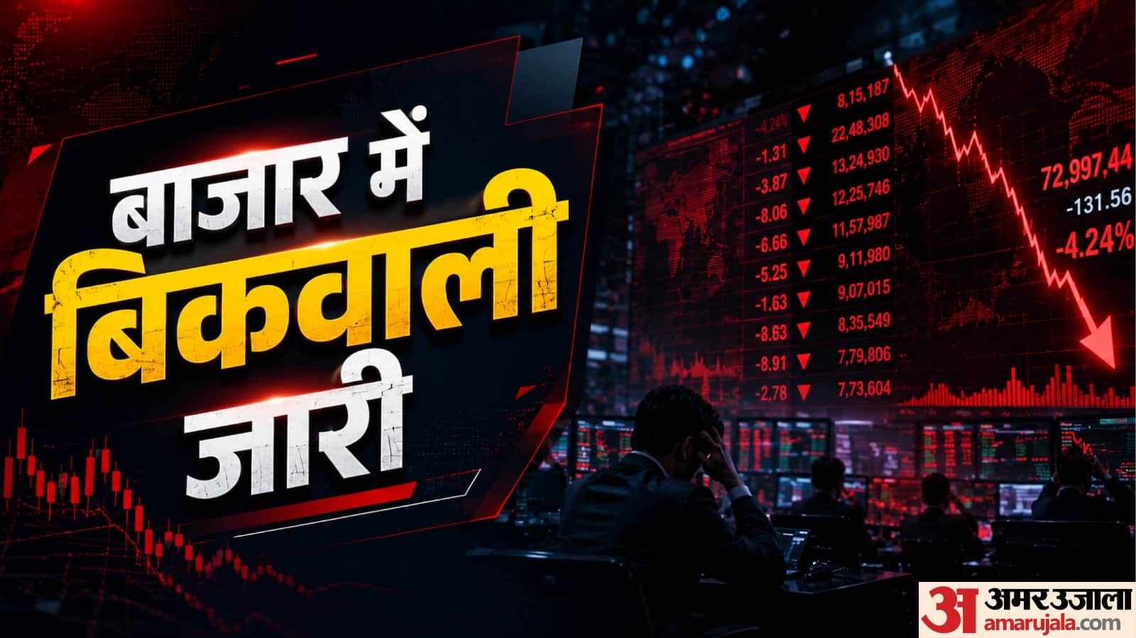 शेयर बाजार में बिकवाली
