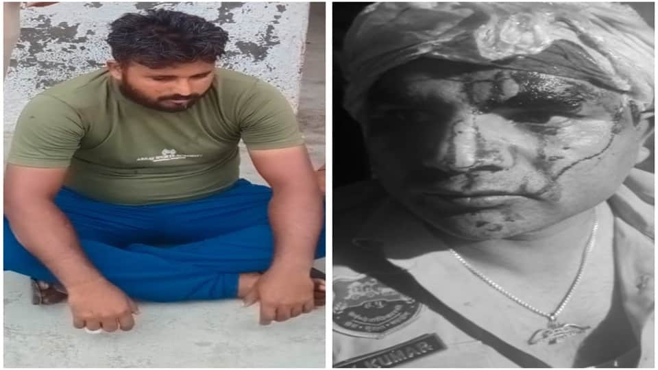 रोहतक पुलिस में तैनात विजय कुमार हुए घायल, आरोपी गिरफ्तार