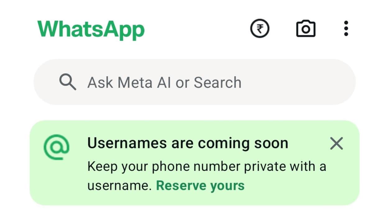 whatsapp username feature india launch delay meity meta usernames how to check