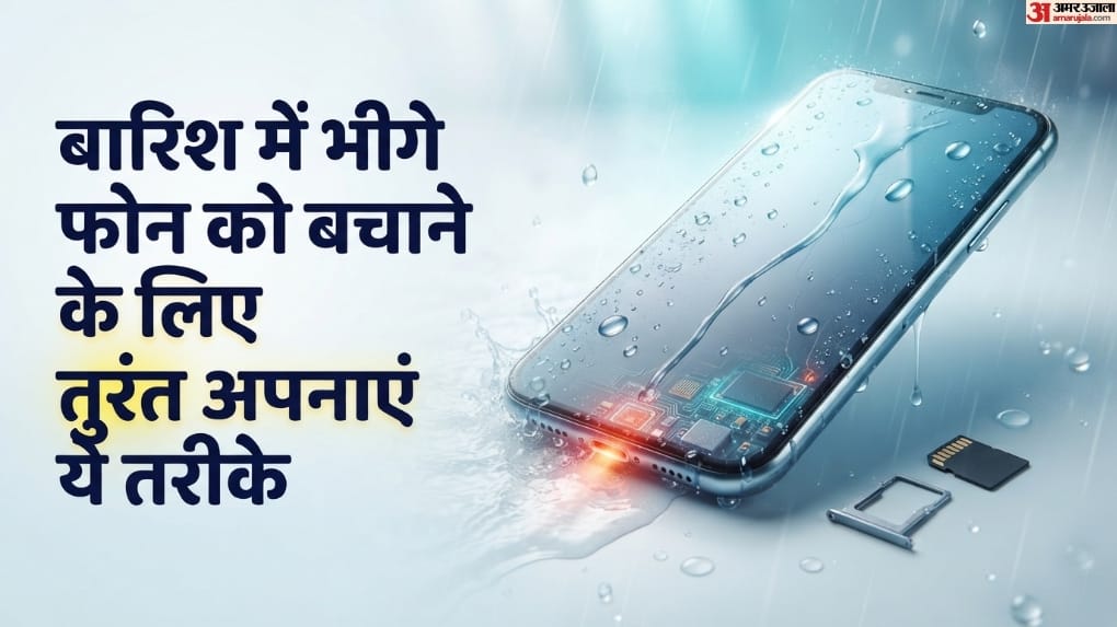 Phone Water Damage: बारिश में भीग जाए फोन तो गलती से न करें ये काम, वरना हो सकता है खराब; जानें सही तरीका
