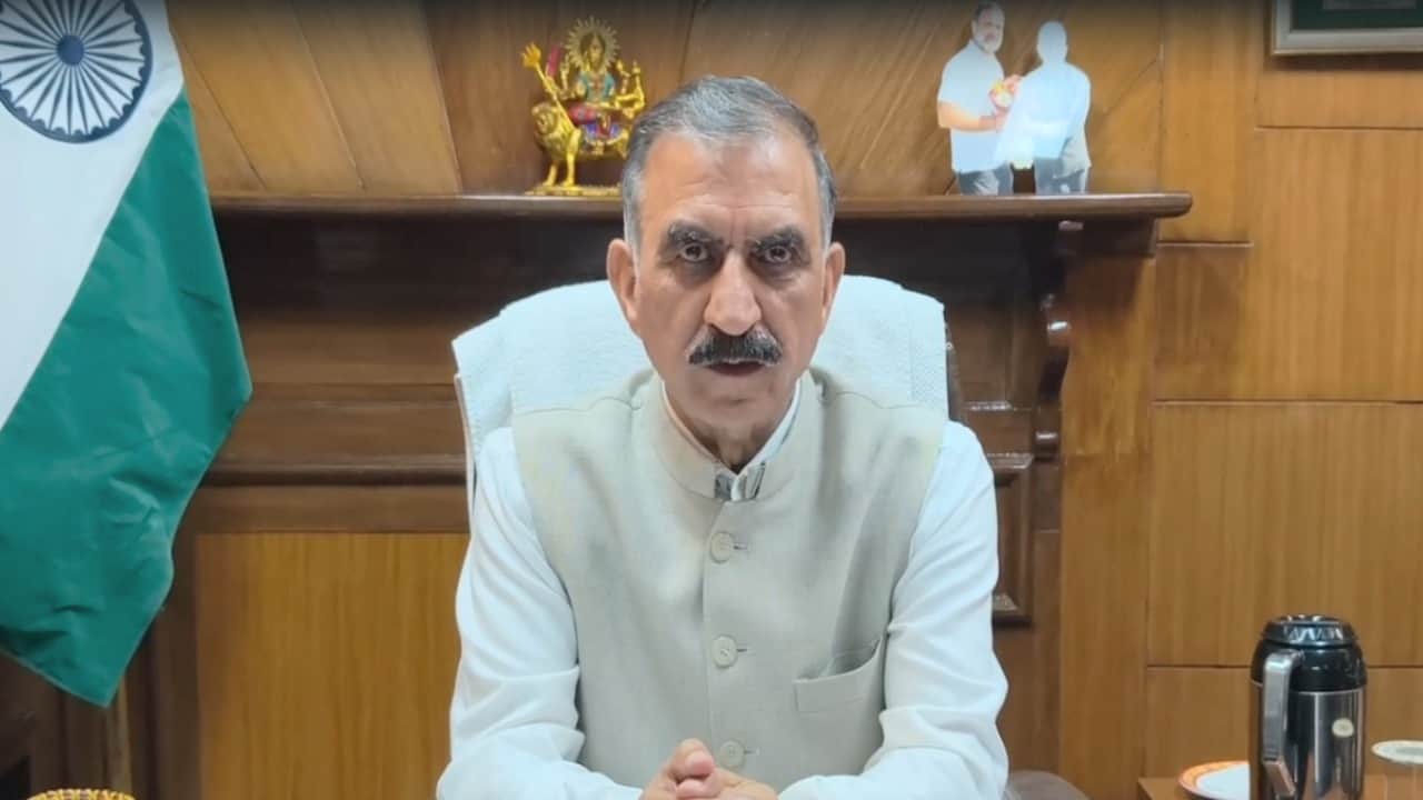 मुख्यमंत्री सुखविंद्र सिंह सुक्खू।
