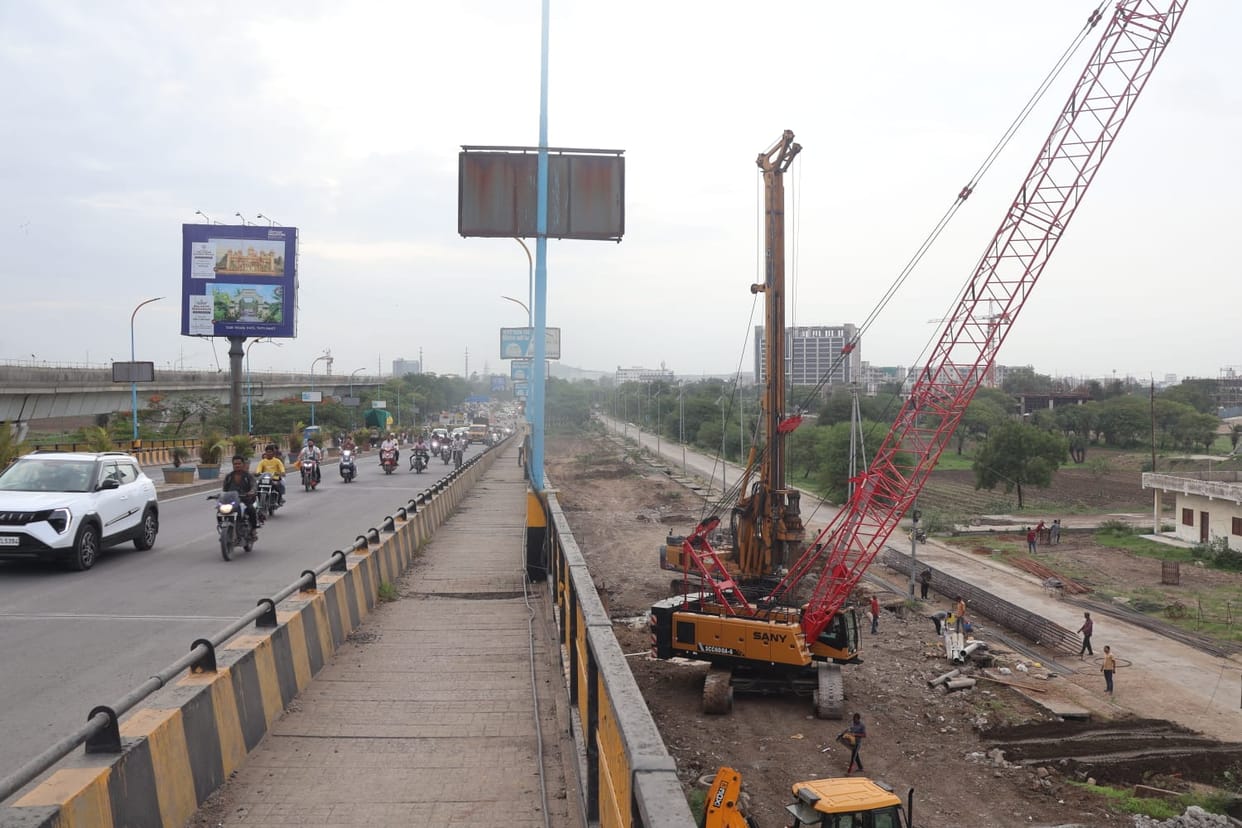 Indore News: Four-lane road built 23 years ago to be expanded to eight lanes; another bridge to be constructed