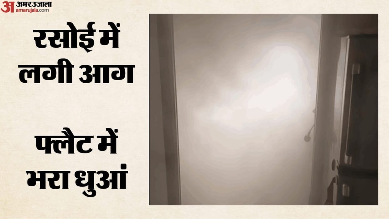 Fire Breaks Out in Gulmohar Enclave Flat Kitchen; Major Mishap Averted